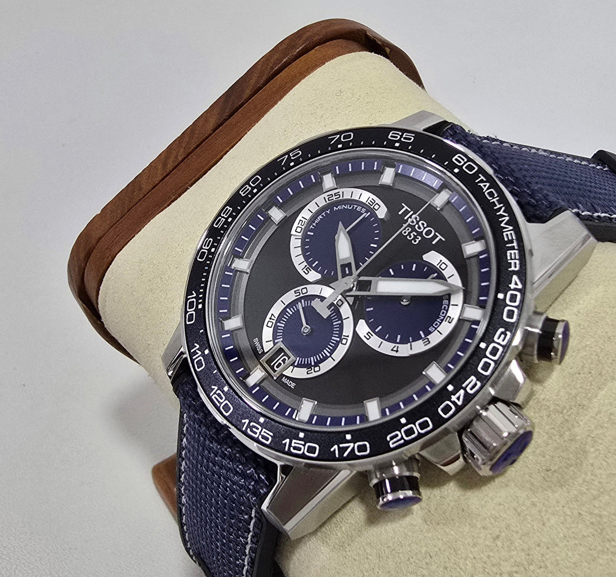 Tissot Supersport Chrono Black & Blue – 45.5 mm – view 3