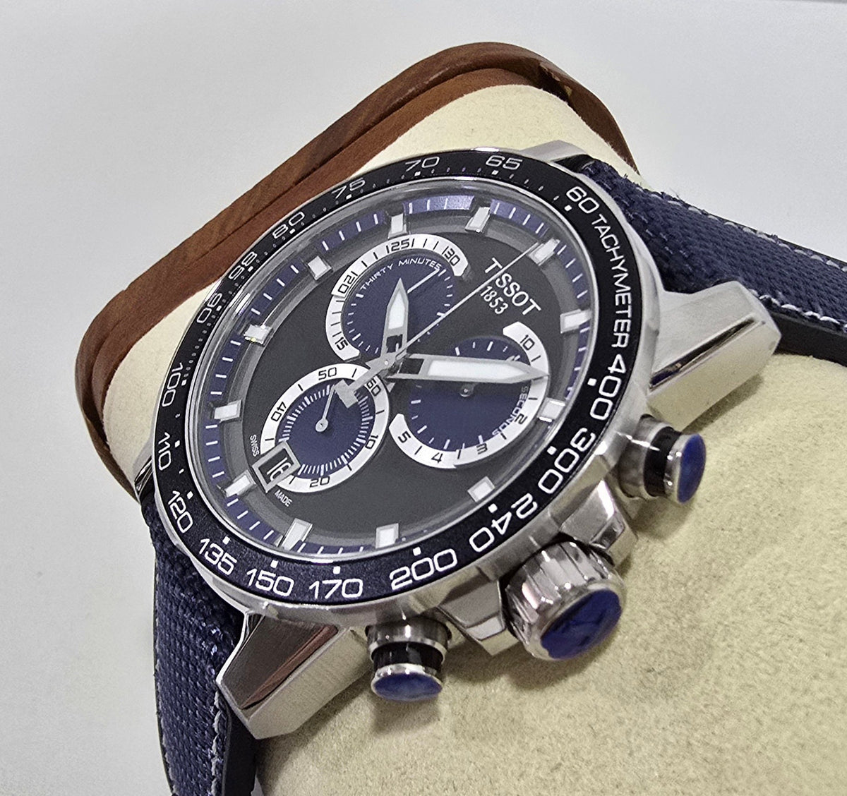 Tissot Supersport Chrono Black & Blue – 45.5 mm – view 4