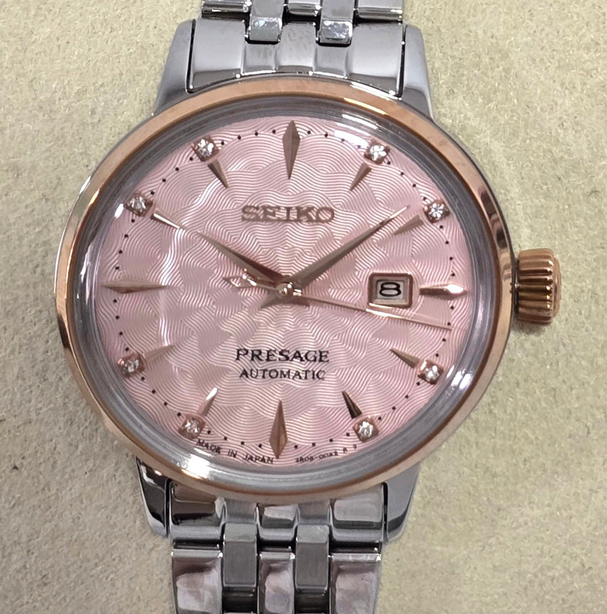 Seiko Presage Cocktail Time Pink Diamond – 30.3 mm – view 5
