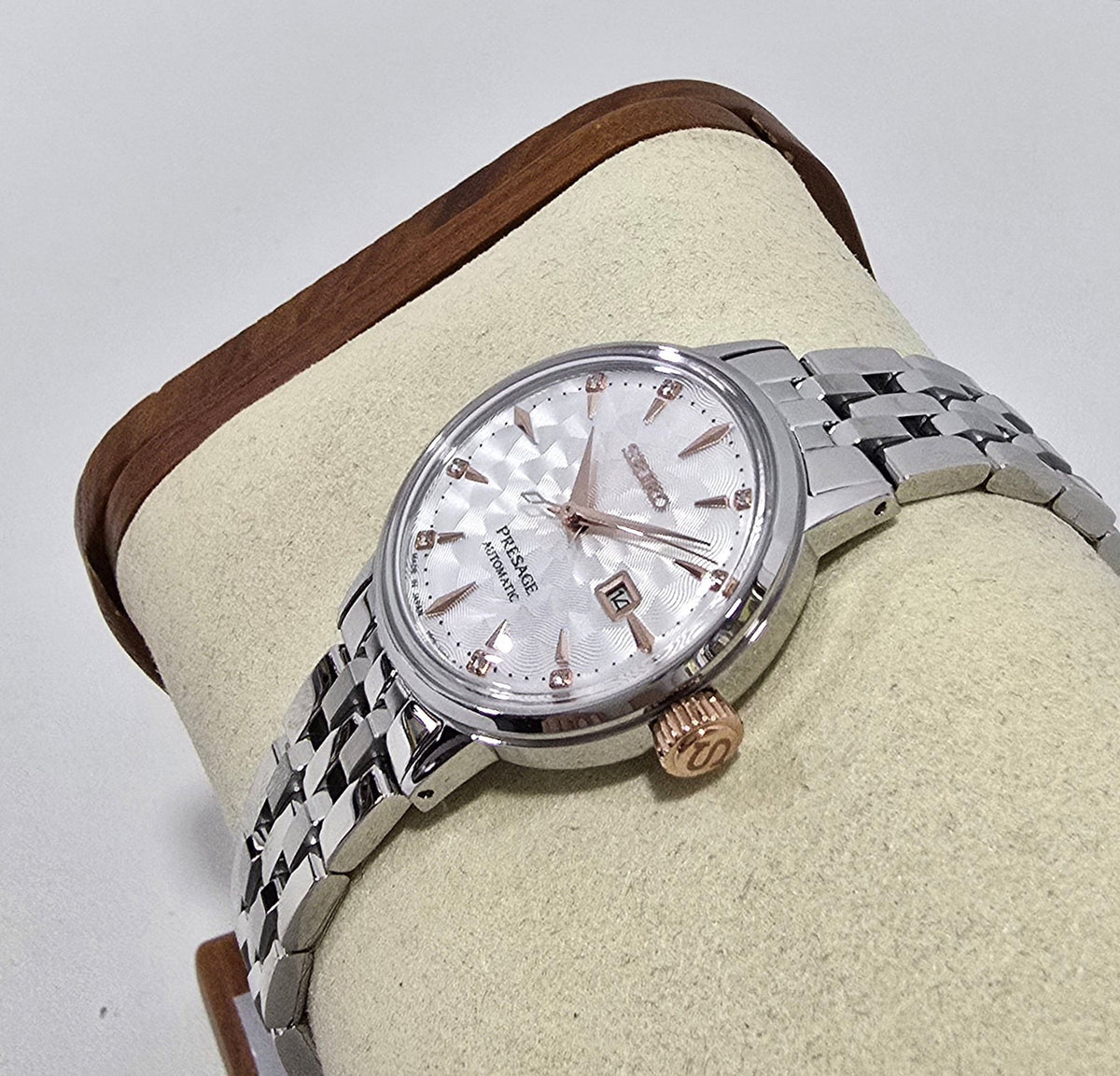 Seiko Presage Cocktail Time “Clover” White Diamond – 30.3 mm – view 3
