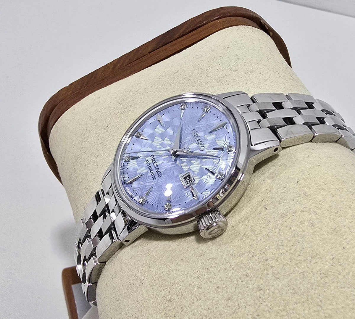 Seiko Presage Cocktail Time “Skydiving” Blue Diamond – 30.3 mm – view 3