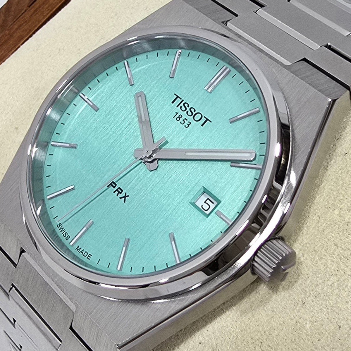 Tissot PRX Light Green – 40 mm – view 2