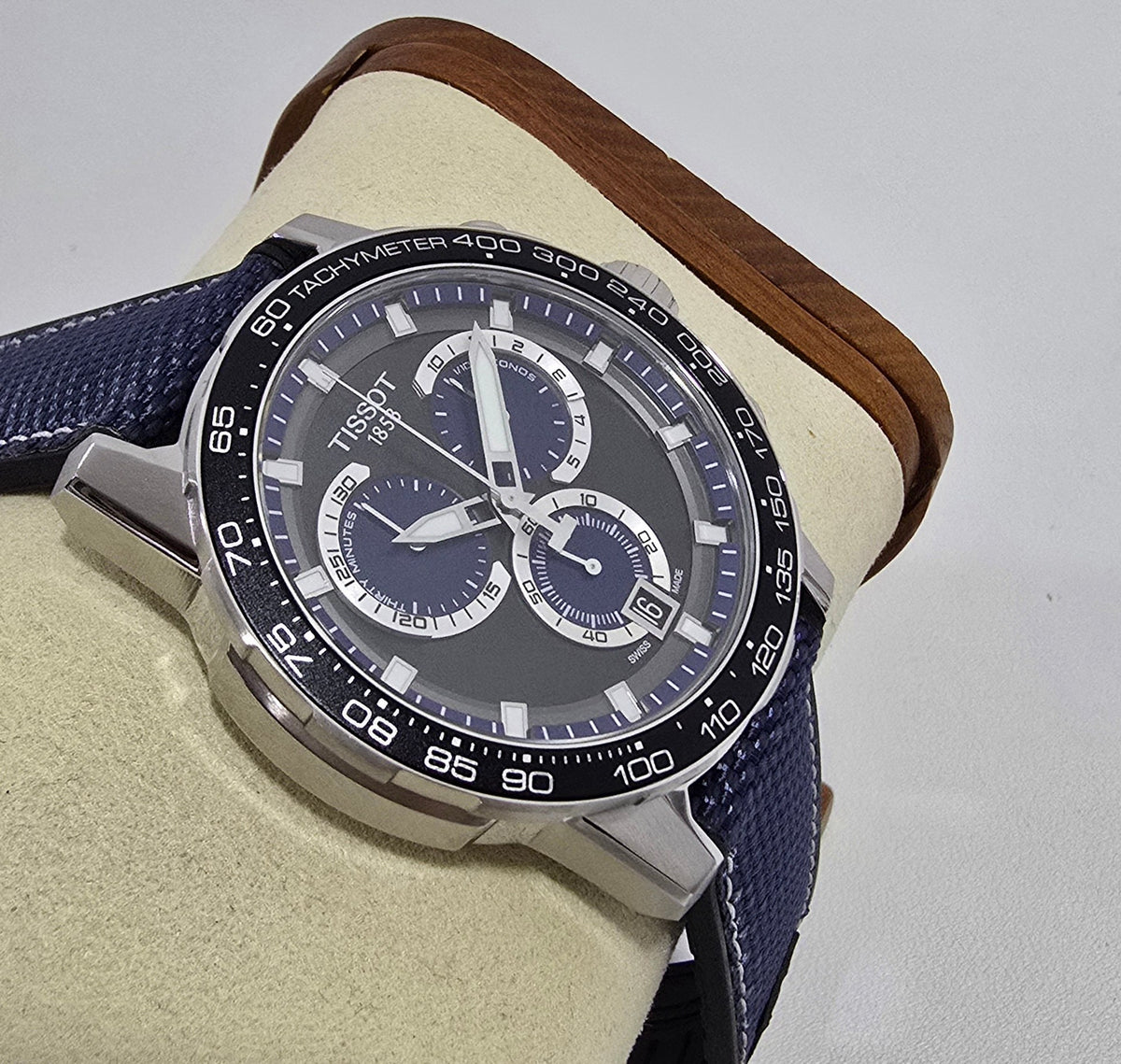 Tissot Supersport Chrono Black & Blue – 45.5 mm – view 5