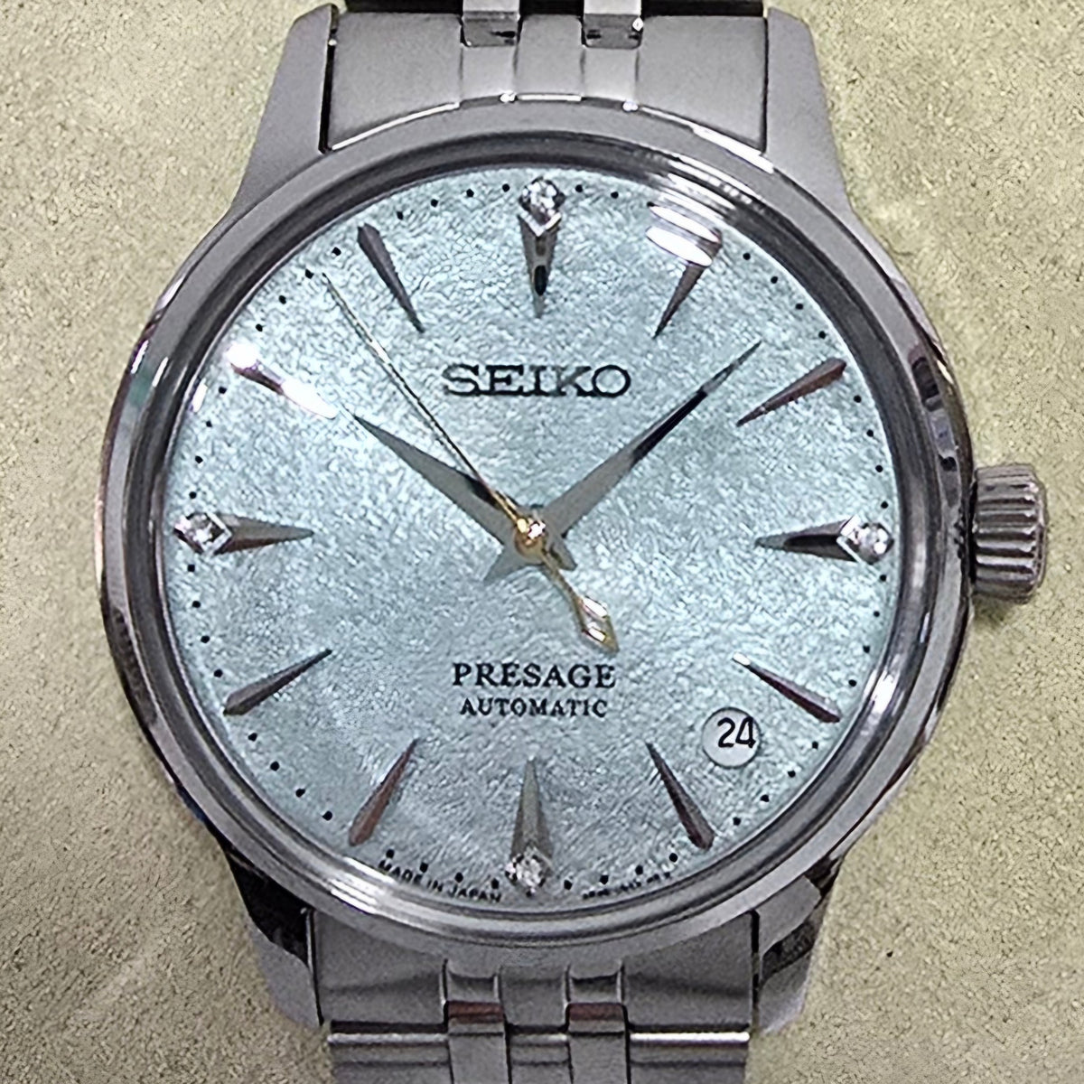 Seiko Presage Cocktail Time “Frozen Mojito” Diamond – 34 mm – view 5