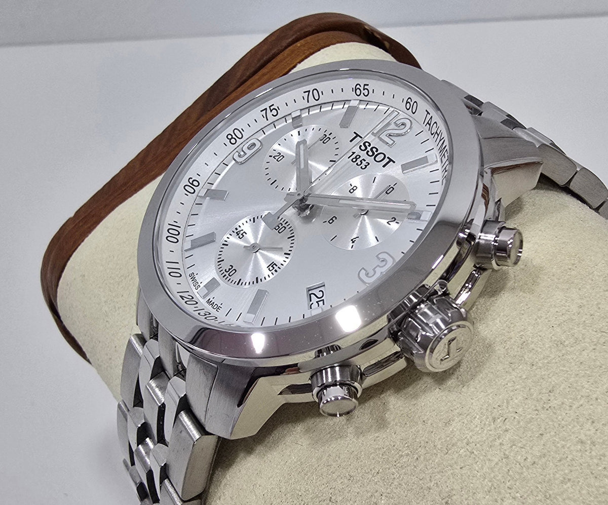 Tissot PRC 200 Chronograph Silver Bracelet – 42 mm – view 4