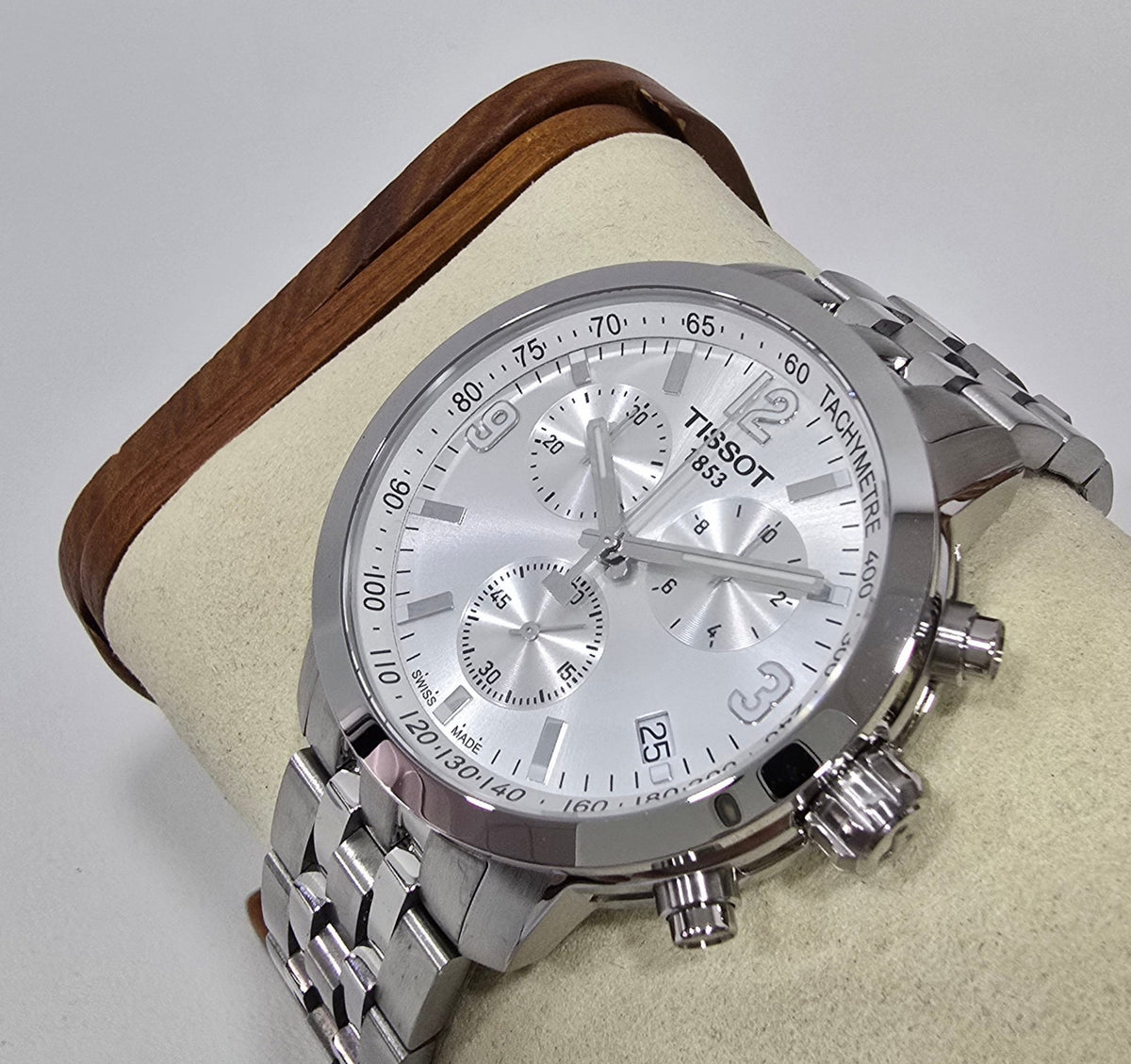 Tissot PRC 200 Chronograph Silver Bracelet – 42 mm – view 3