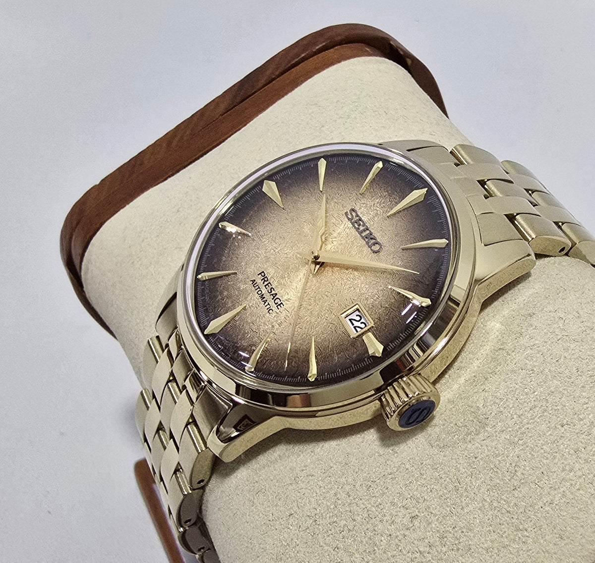 Seiko Presage Cocktail Time “Half and Half” Gold – 40.5 mm – view 3