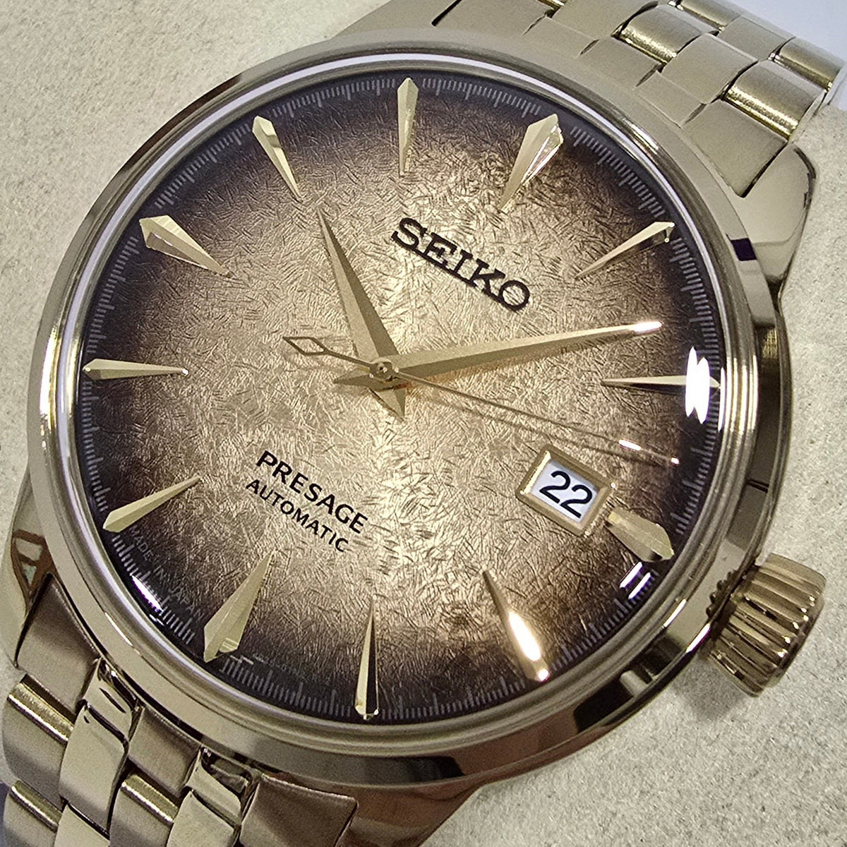 Seiko Presage Cocktail Time “Half and Half” Gold – 40.5 mm – view 2
