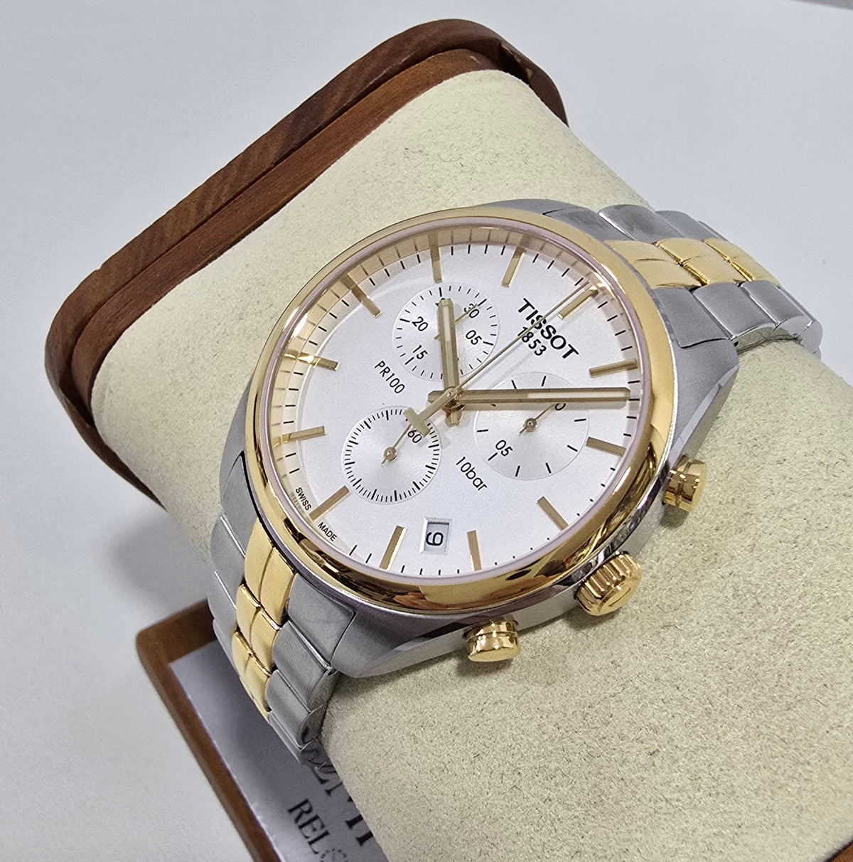 Tissot PR 100 Chronograph Silver & Gold – 41 mm – view 3