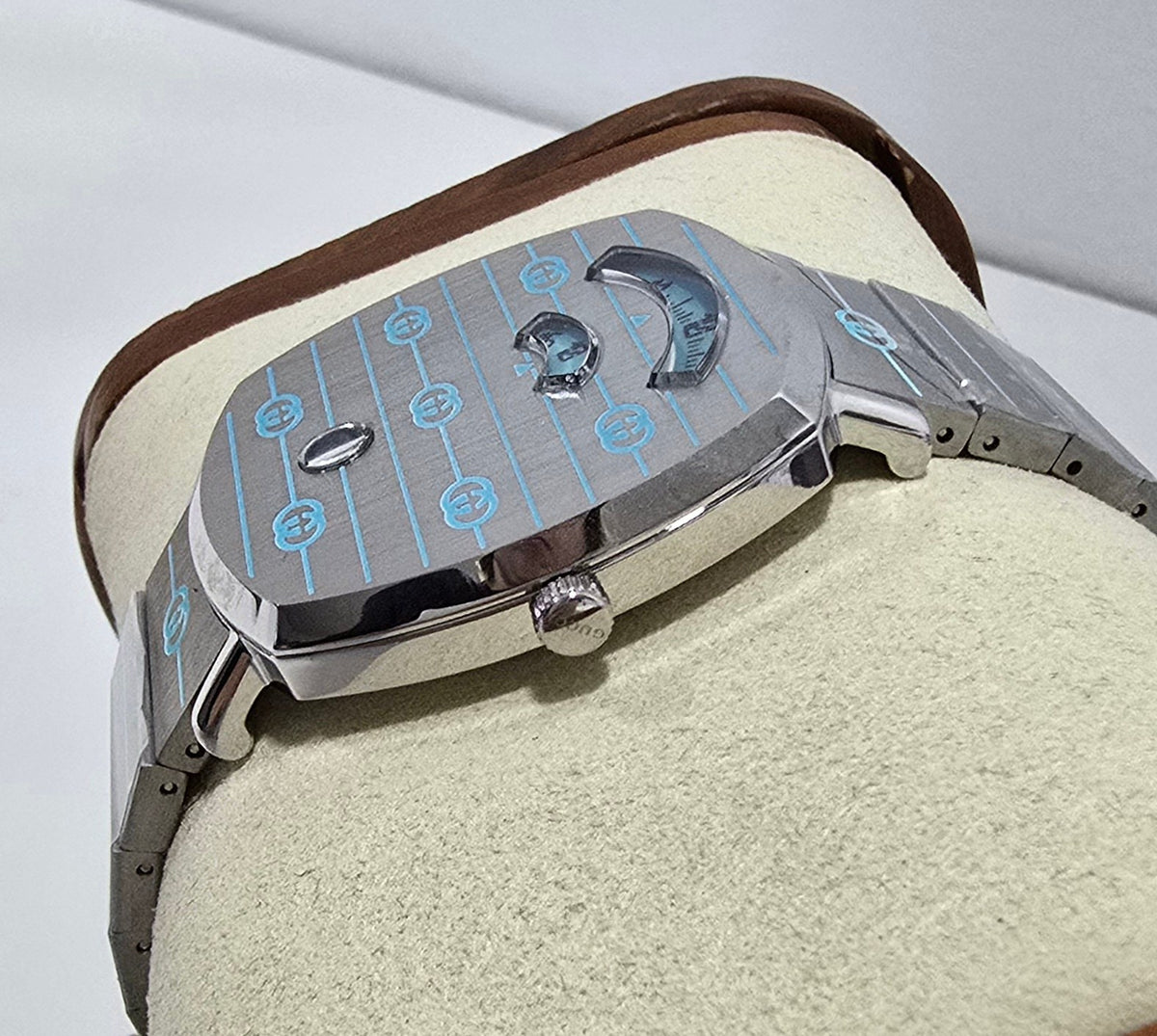 Gucci Grip Silver & Blue – 38 mm – view 4