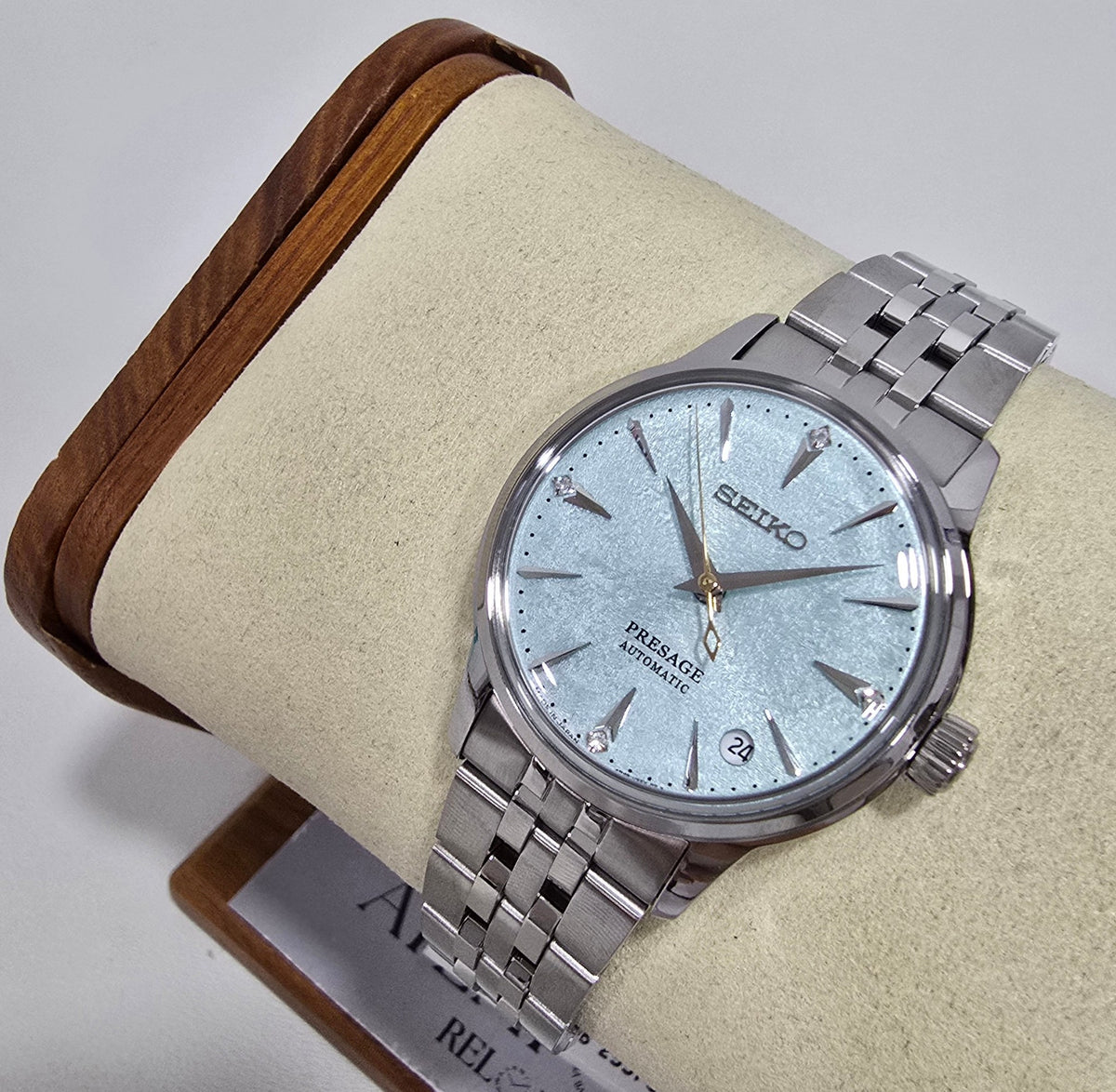 Seiko Presage Cocktail Time “Frozen Mojito” Diamond – 34 mm