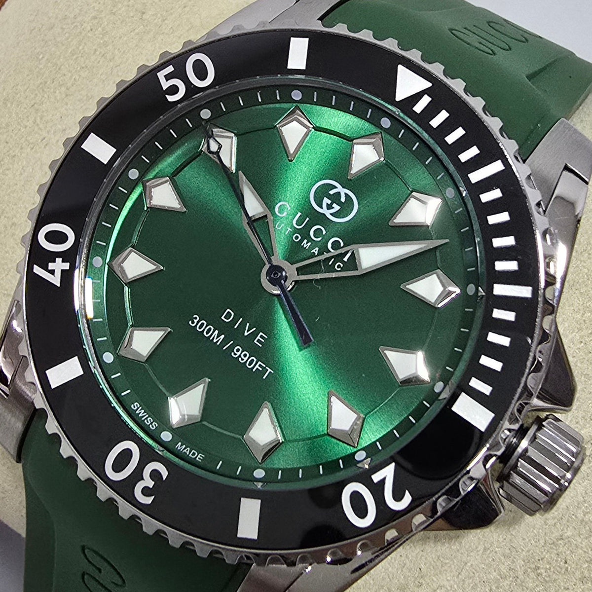 Gucci Dive Automatic Green – 40 mm – view 2