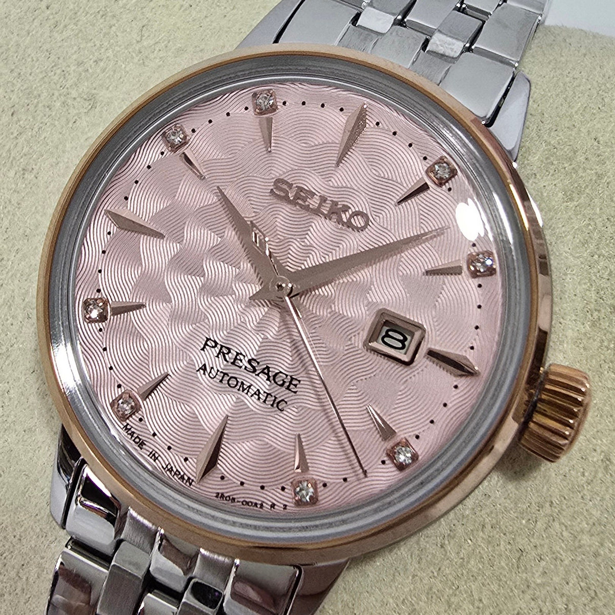 Seiko Presage Cocktail Time Pink Diamond – 30.3 mm – view 2