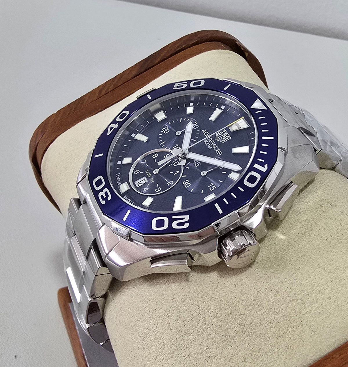 TAG Heuer Aquaracer 300M Chronograph Blue – 43 mm – view 4