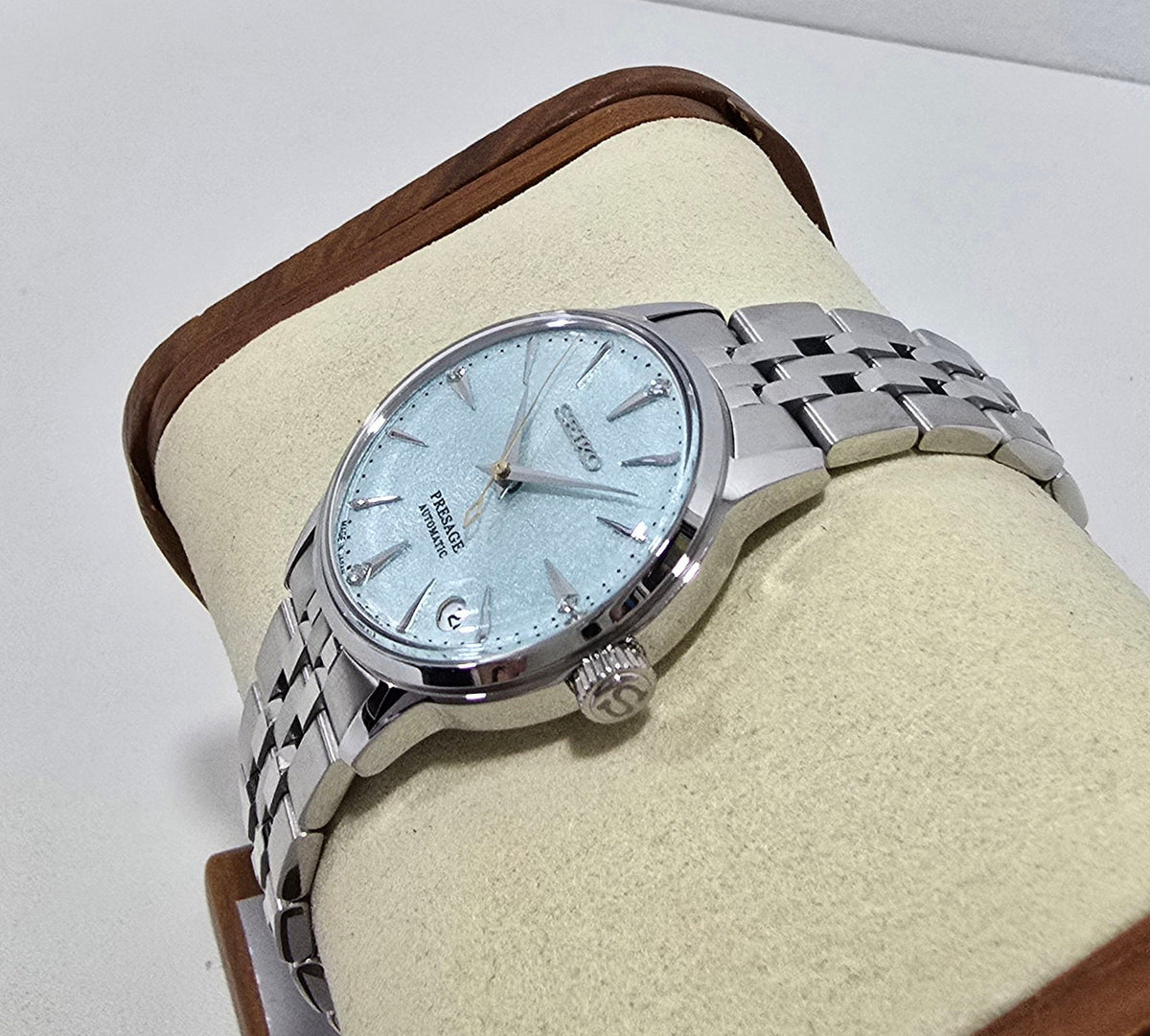 Seiko Presage Cocktail Time “Frozen Mojito” Diamond – 34 mm – view 3