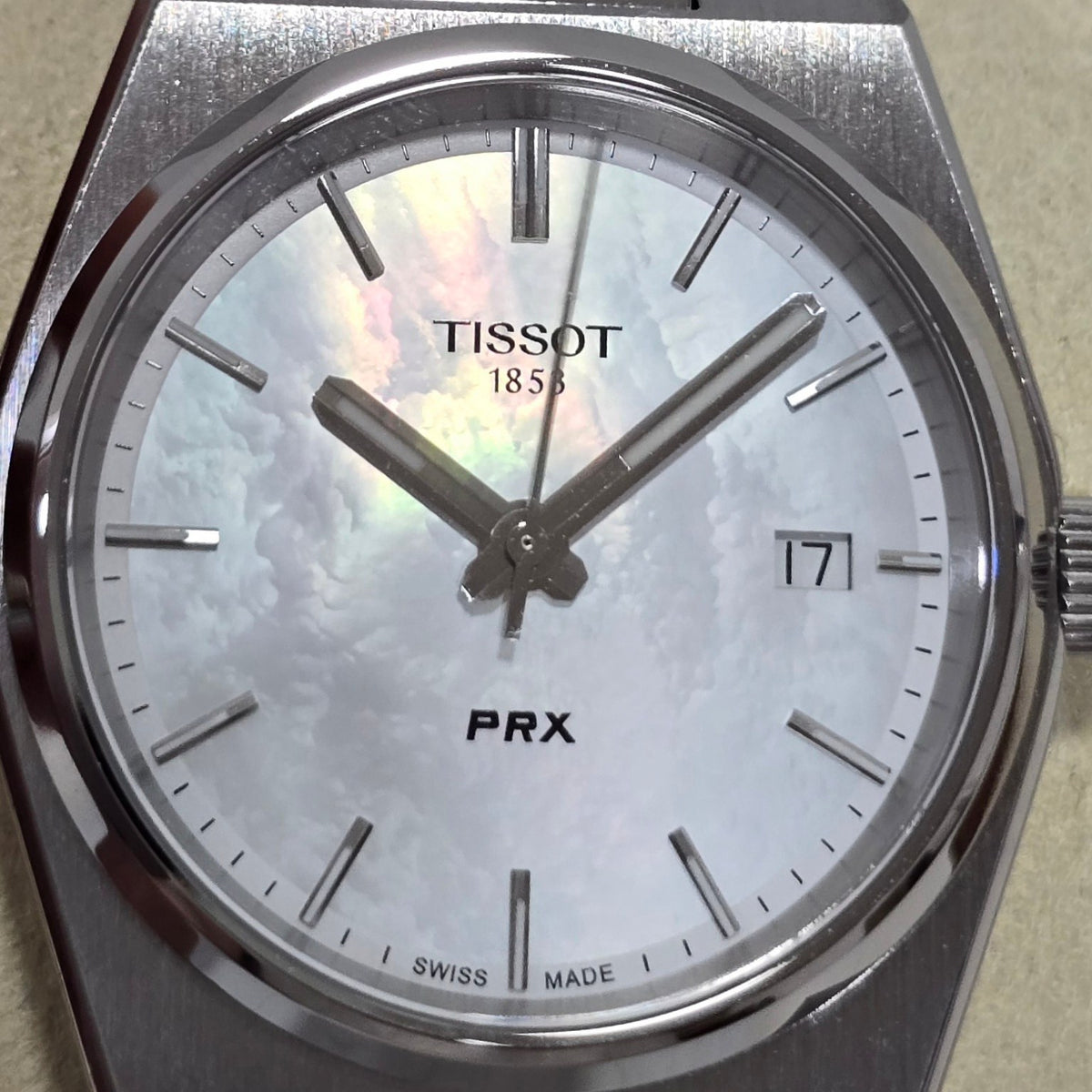 Tissot PRX Mother-of-Pearl – 35 mm – view 5