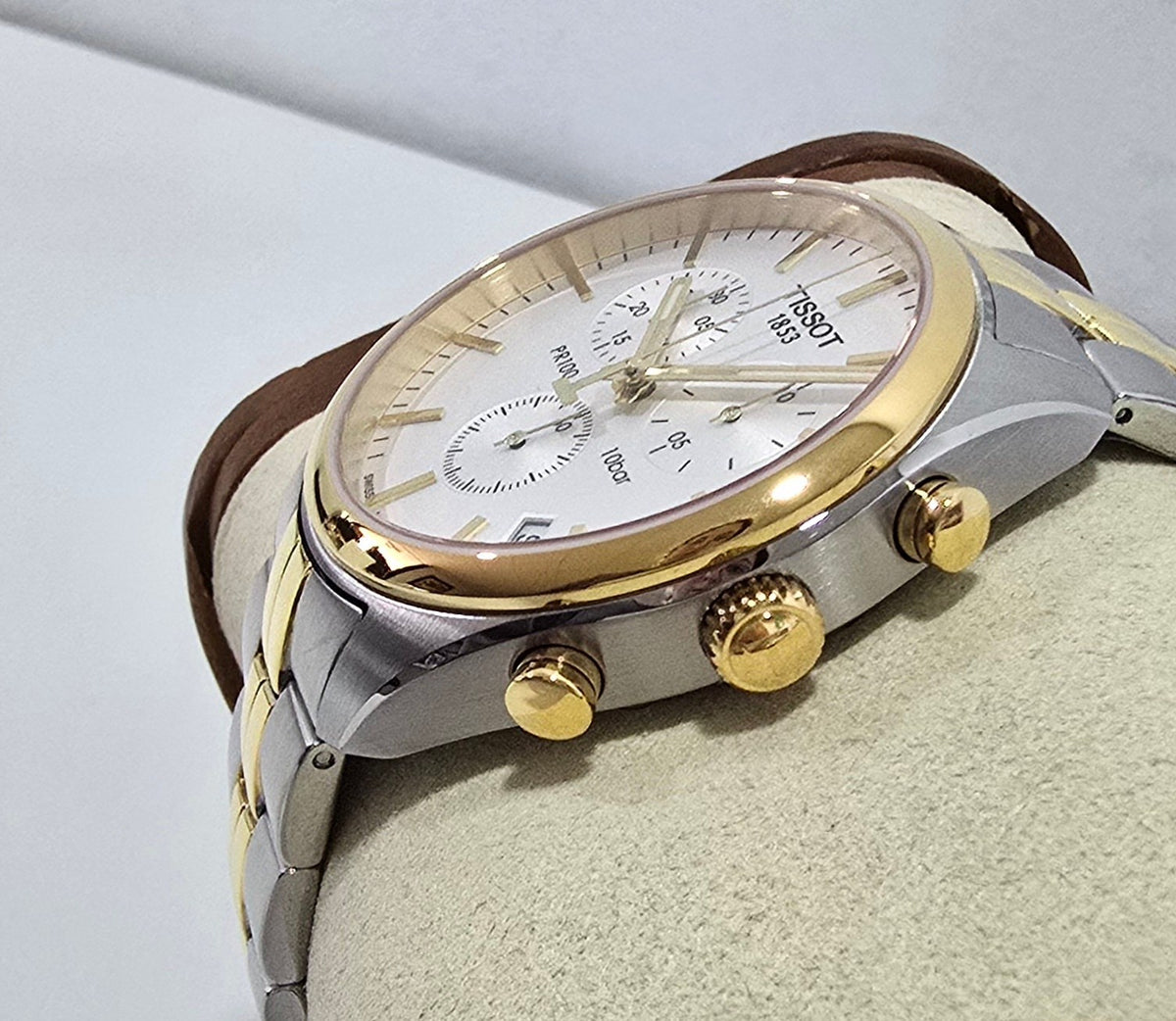Tissot PR 100 Chronograph Silver & Gold – 41 mm – view 4
