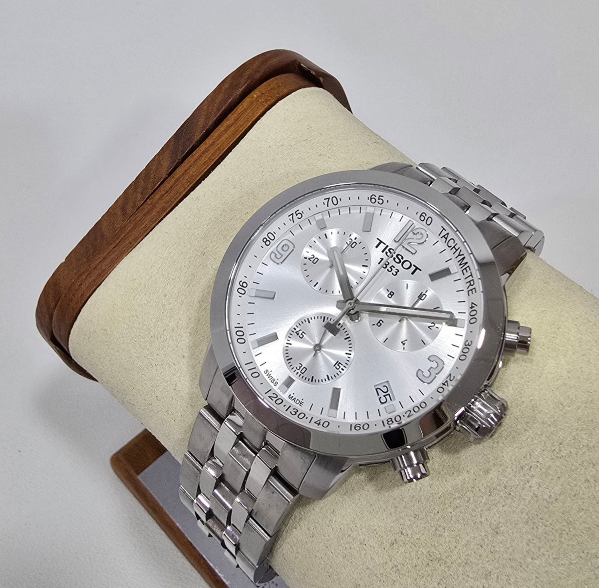 Tissot PRC 200 Chronograph Silver Bracelet – 42 mm