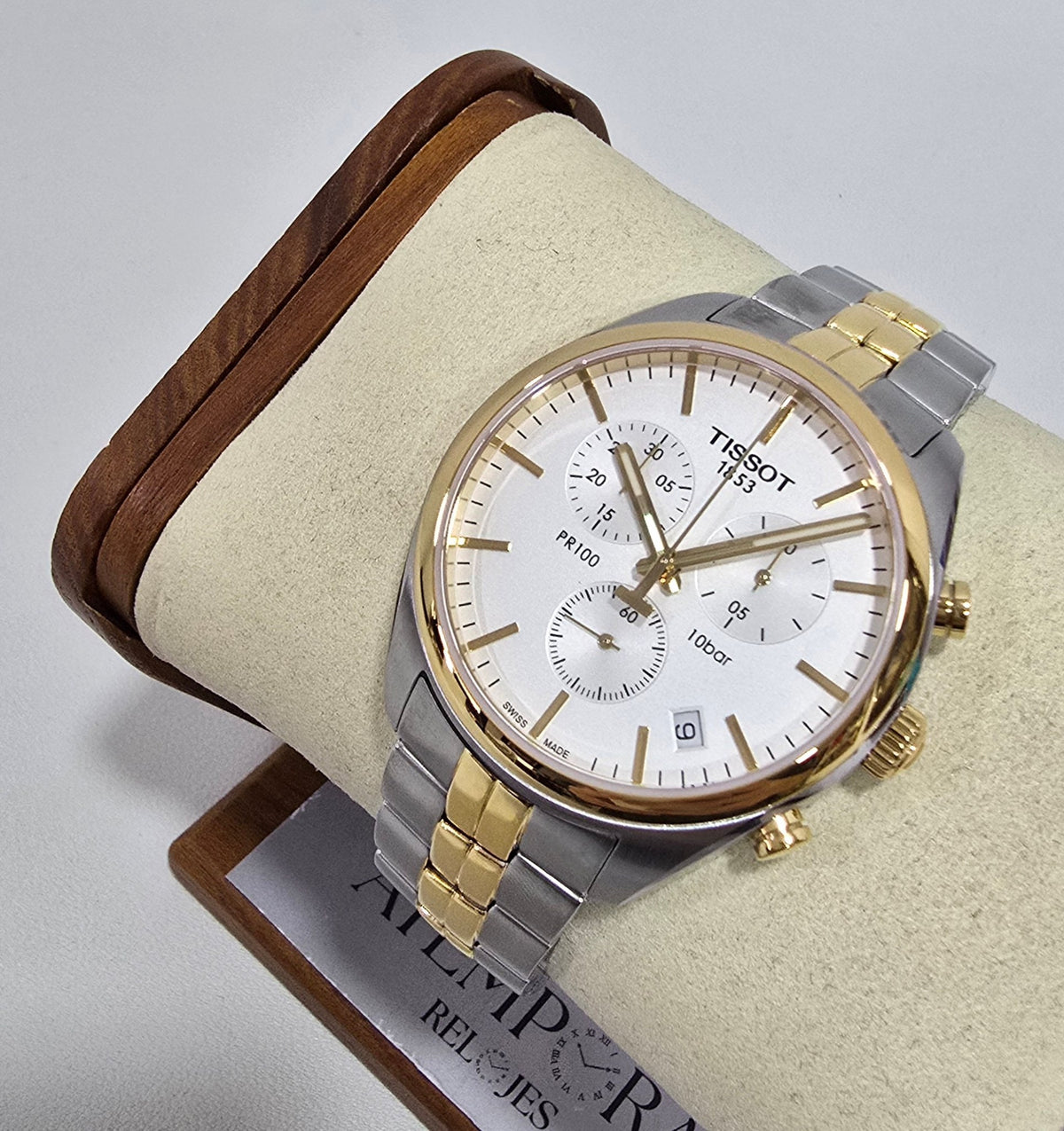 Tissot PR 100 Chronograph Silver & Gold – 41 mm