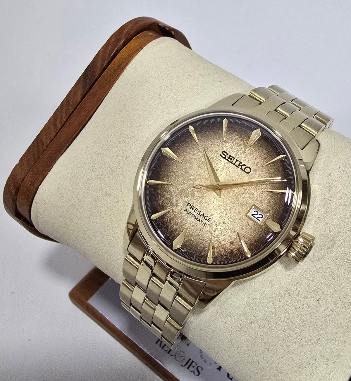 Seiko Presage Cocktail Time “Half and Half” Gold – 40.5 mm